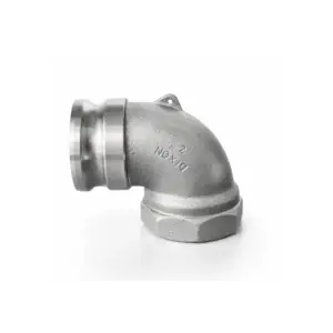 Codo Adaptador 90º Tipo A en Aluminio-Adaptador x Hembra NPT