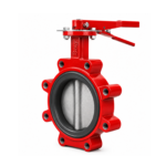 Válvula Mariposa Lug 250PSI Cuerpo Hierro Dúctil y Disco Acero Inoxidable