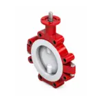 Válvula Mariposa Lug-2 piezas con Cuerpo en Hierro Dúctil y Disco en Acero Inoxidable (Recubierto en PTFE), Bray