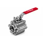 Válvula de Bola-3 Piezas, 2200 PSI CWP, Bray
