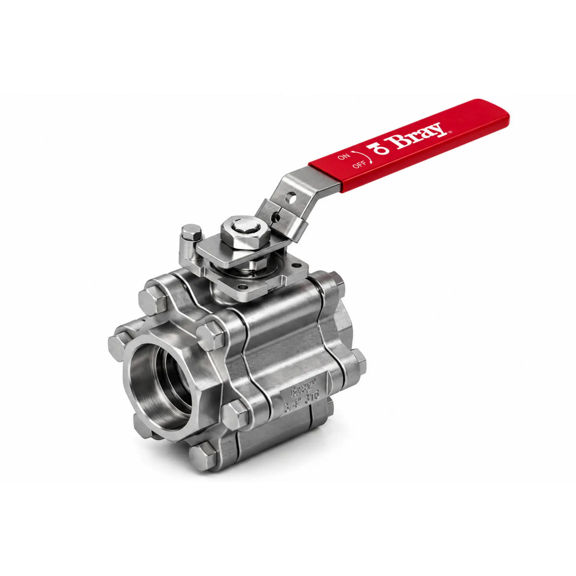 Válvula de Bola-3 Piezas, 2200 PSI CWP, Bray