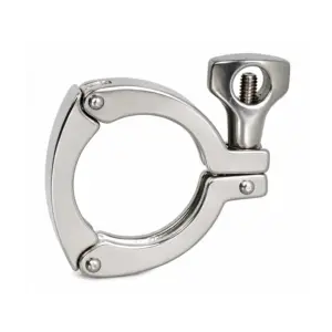 Abrazadera Sanitaria Clamp de 3 Segmentos en Acero Inoxidable 304, Dixon
