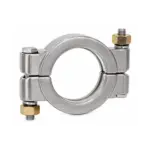 Abrazadera Sanitaria Clamp de Pernos en Acero Inoxidable 304, Dixon
