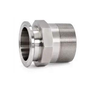 Adaptador Sanitario Clamp Macho NTP de Abrazadera en Acero Inoxidable, Dixon