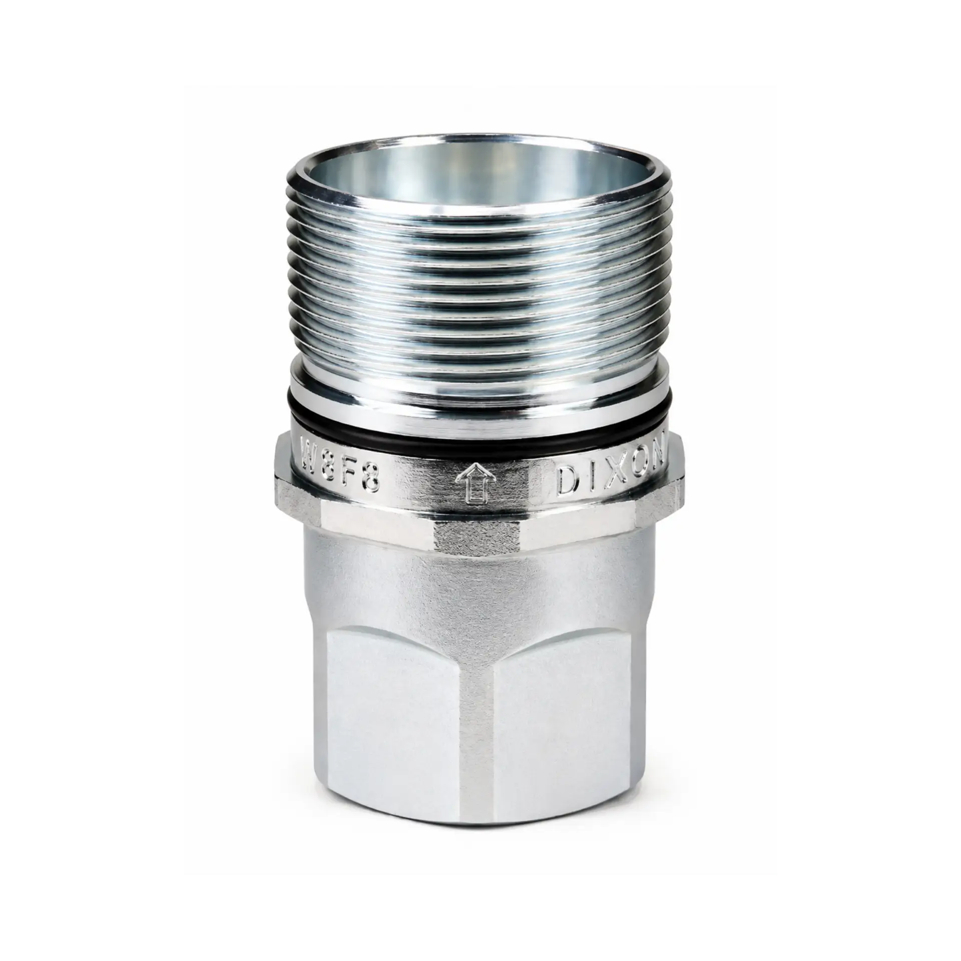 Niple Unión Hidráulico Tipo W, Rosca Hembra NPT de 1" en Acero, Dixon