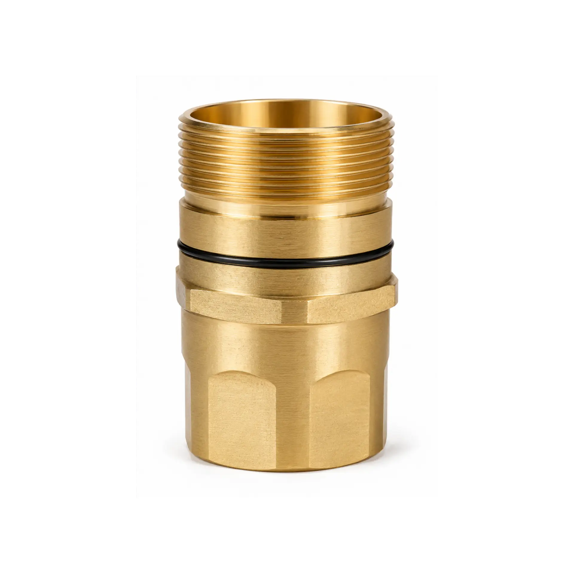 Niple Unión Hidráulico Tipo W, Rosca Hembra NPT de 1-1/4" en Latón, Dixon.