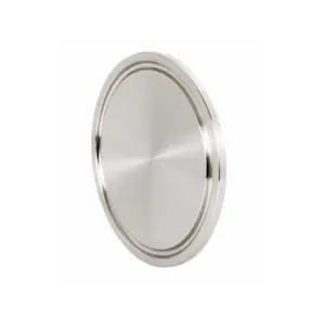 Tapa Sólida Sanitaria Estilo Clamp en Acero Inoxidable, Dixon