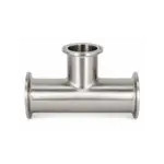 TEE Reducción Sanitaria Clamp de Acero Inoxidable, Dixon