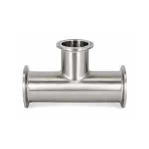 TEE Reducción Sanitaria Clamp de Acero Inoxidable, Dixon